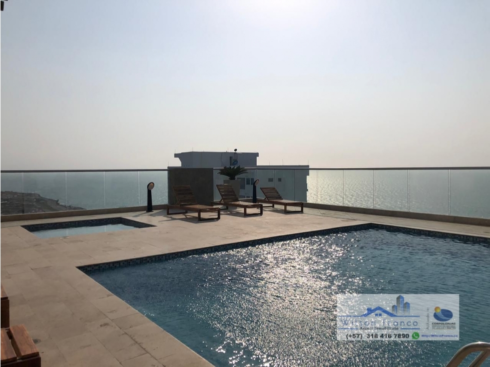 Apartamento En Venta, Estrene, El Cabrero, vista al mar, Cartagena — foto 2