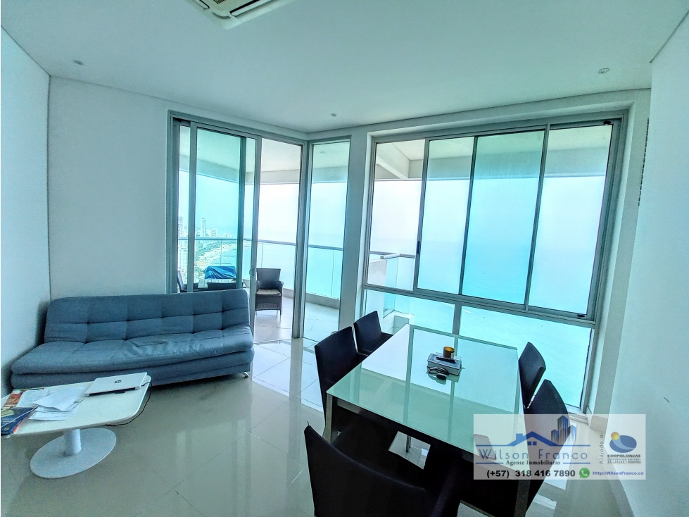 Apartamento En Venta, Bocagrande, vista al mar, Cartagena — foto 3