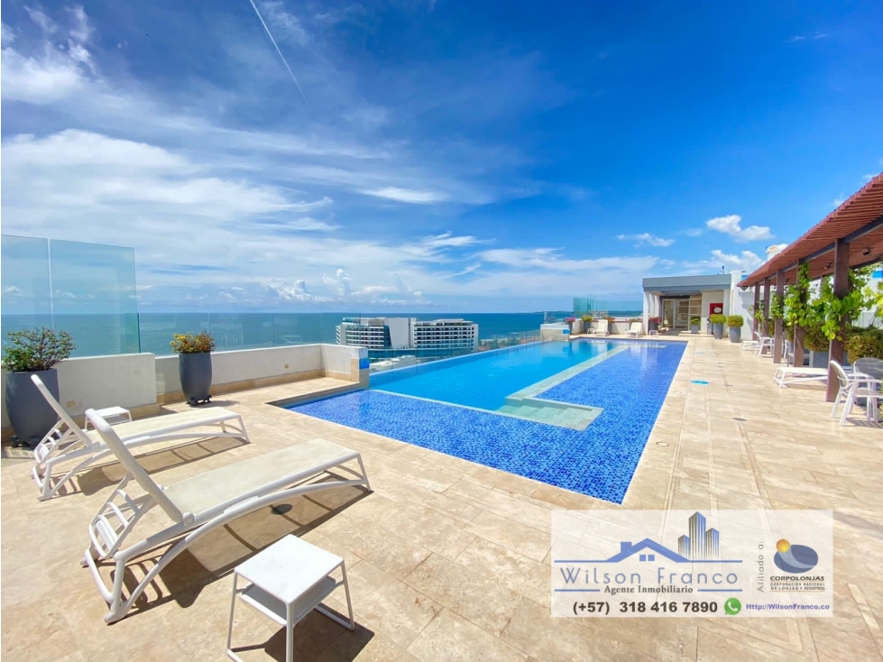 Apartamento En Venta, vista al mar, Cielo Mar, Cartagena