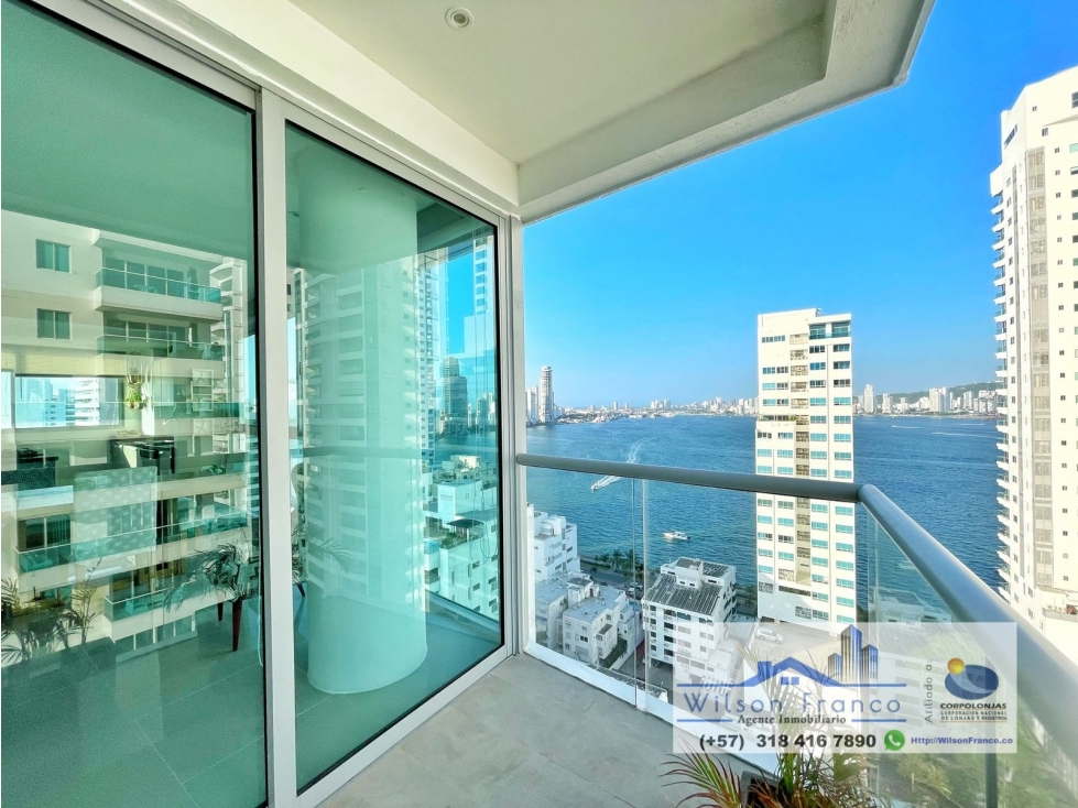 Apartamento en venta, Castillogrande, vista al mar, Cartagena — foto 3