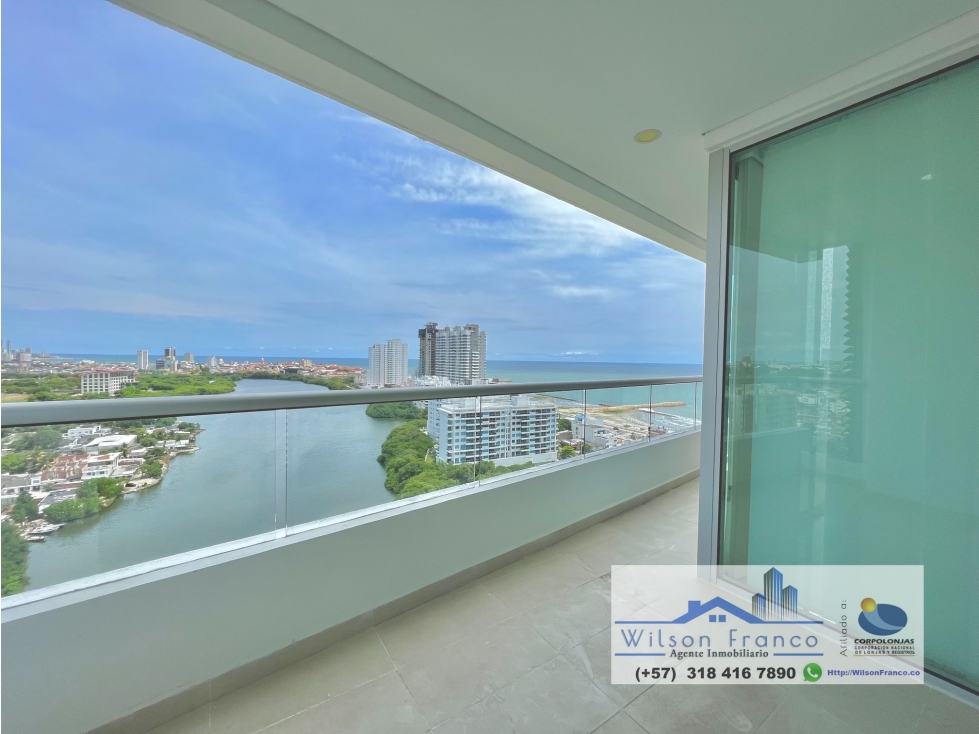 Apartamento en Venta con espectacular Vista, El Cabrero, Cartagena — foto 2