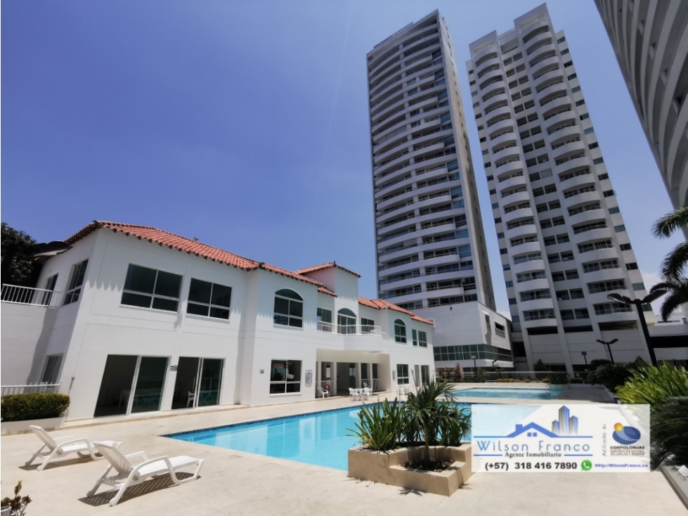Apartamento en Venta, Condominio Club House, Manga, Cartagena