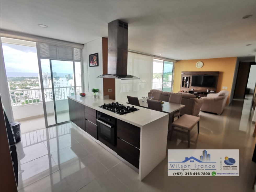 Apartamento En Venta, Vista Bahía, Manga, Cartagena — foto 3