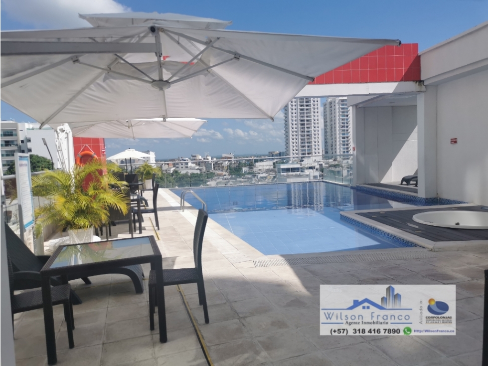 Apartamento En Venta, Condominio Atlantic, El Recreo, Cartagena