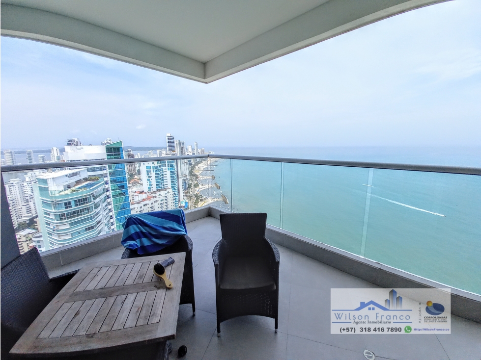 Apartamento En Venta, Bocagrande, vista al mar, Cartagena — foto 2