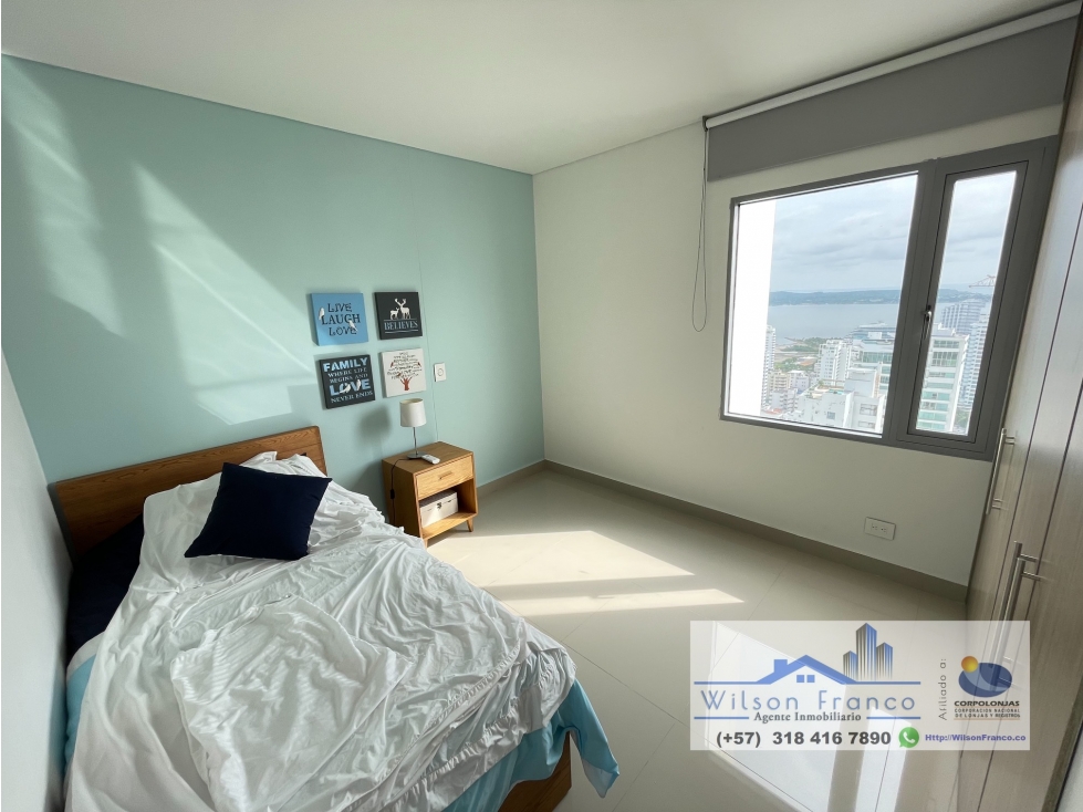 Apartamento En Venta, Bocagrande, Exclusivo, vista al mar, Cartagena — foto 4