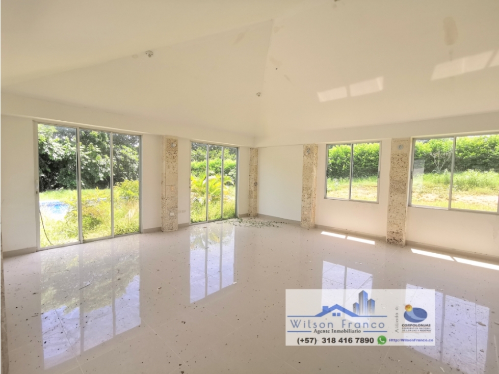 Casa Tipo Campestre, Con Piscina, Condominio La Hacienda, Turbaco - 4