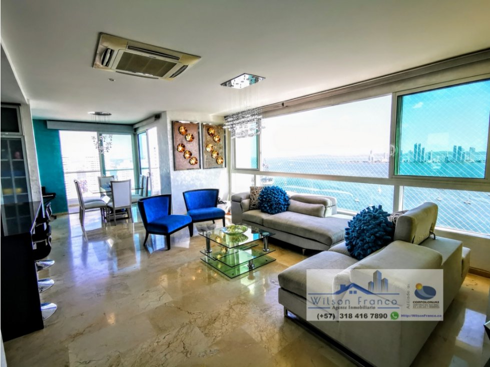 Apartamento En Venta, Penthouse, Luna Del Mar, Manga, Cartagena