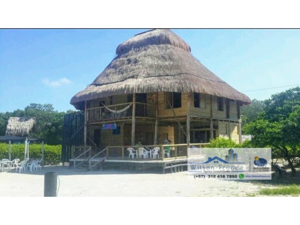 Casa de Playa En Venta, Frente Al Mar, Isla Barú, Cartagena — foto 4