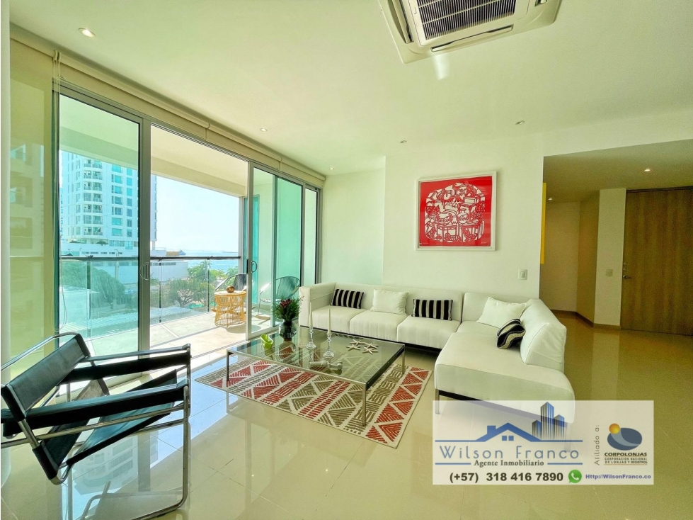Apartamento en venta, Castillogrande, vista al mar, Cartagena — foto 5