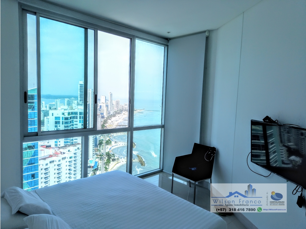 Apartamento En Venta, Bocagrande, vista al mar, Cartagena — foto 5
