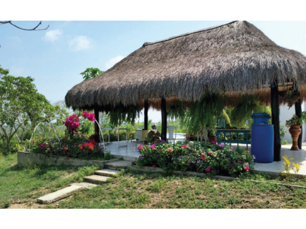 Casa Campestre, con Piscina y Bohío, Arboles frutales, cerca Cartagena - 2
