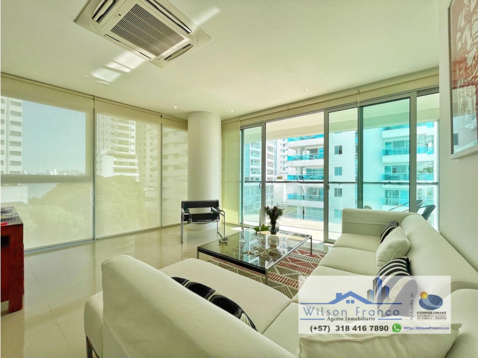 Apartamento en venta, Castillogrande, vista al mar, Cartagena — foto 3