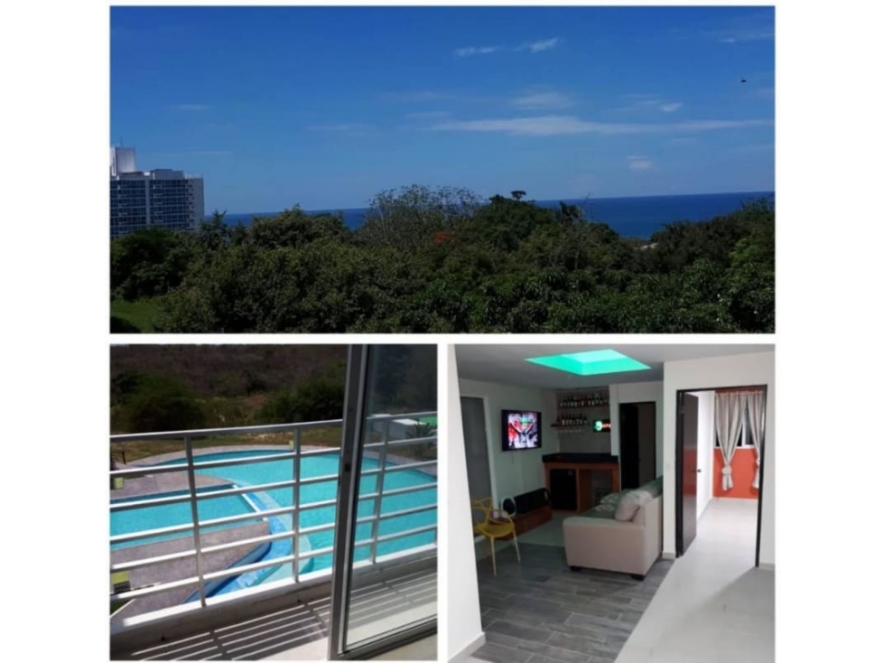 se Alquila apartamento de playa Panamá Oeste $480.00 - 3