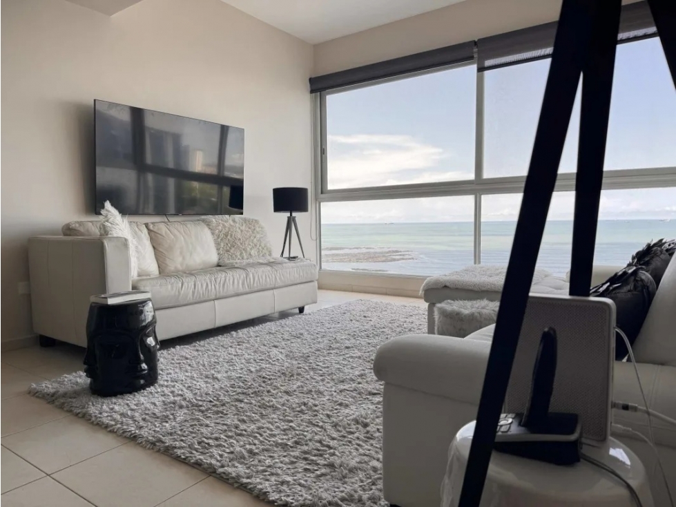 ALQUILO APARTAMENTO AMOBLADO CON VISTA AL MAR, EN AV BALBOA $1400!!! - 1