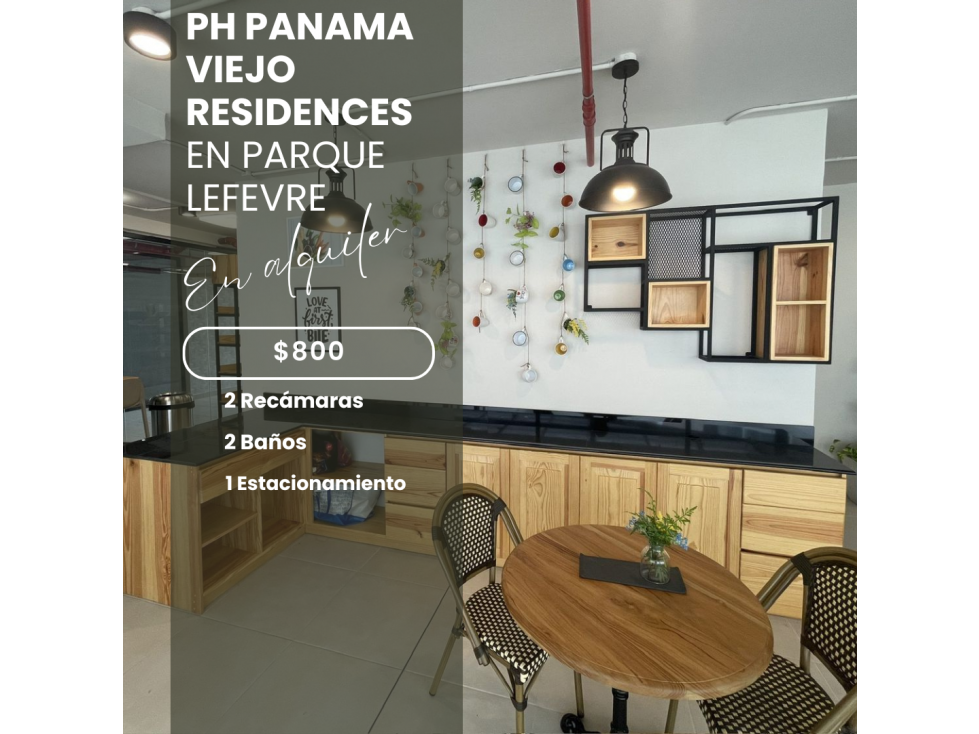 ALQUILO APARTAMENTO EN PARQUE LEFEVRE - 1