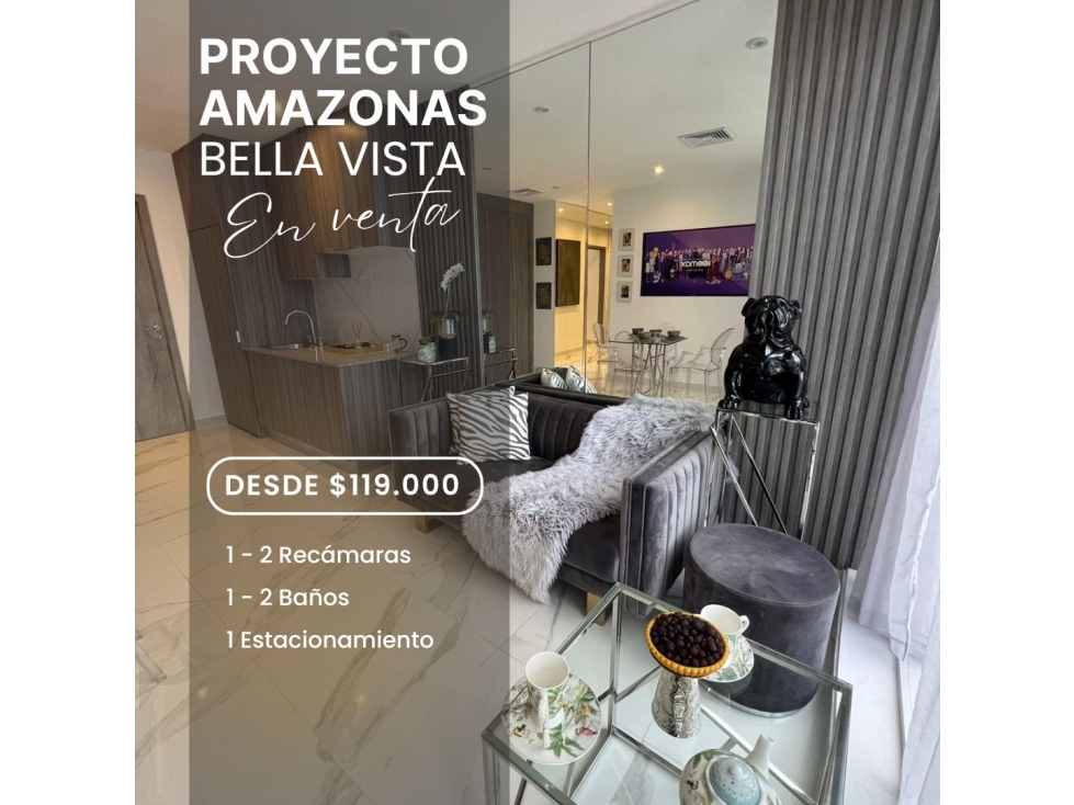 VENDO APARTAMENTO EN BELLA VISTA