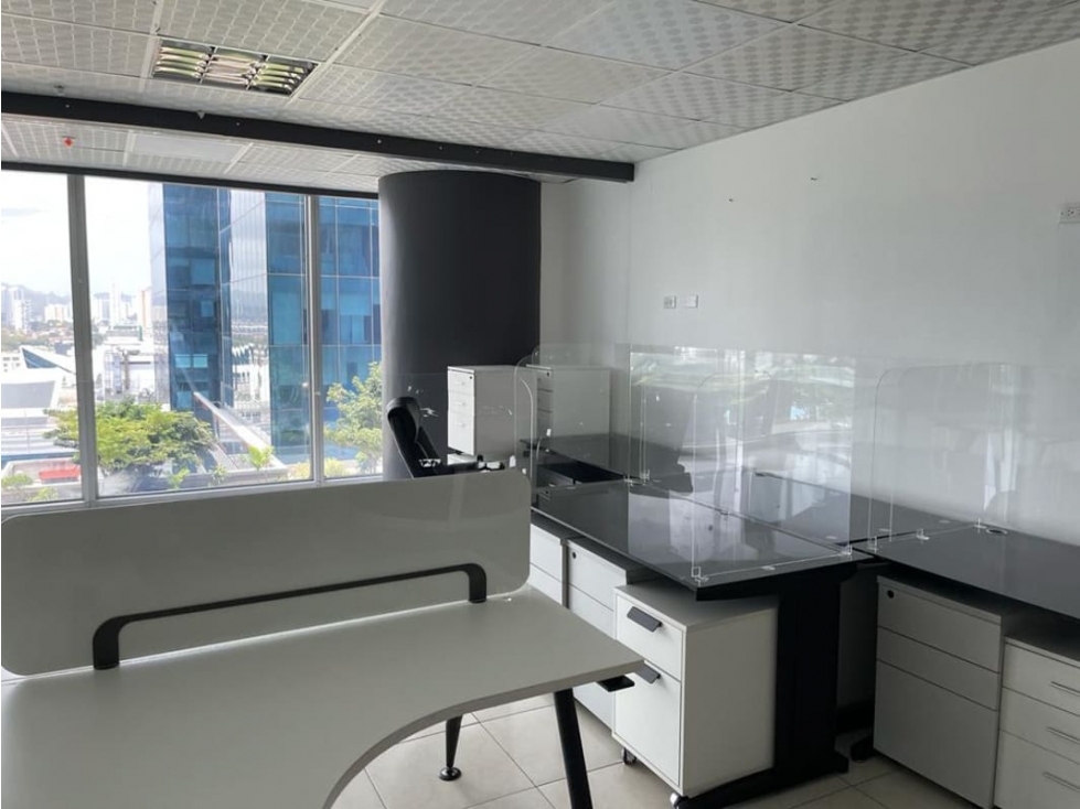 Se Alquila Oficina San Fco.Punta Pacífica Mant. Incl. 170Mts $2.200.oo - 5