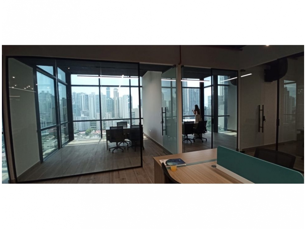 Hermosa Oficina de 251 mt2 con VISTA PANORAMICA en CALLE 50 -I.G. — foto 3