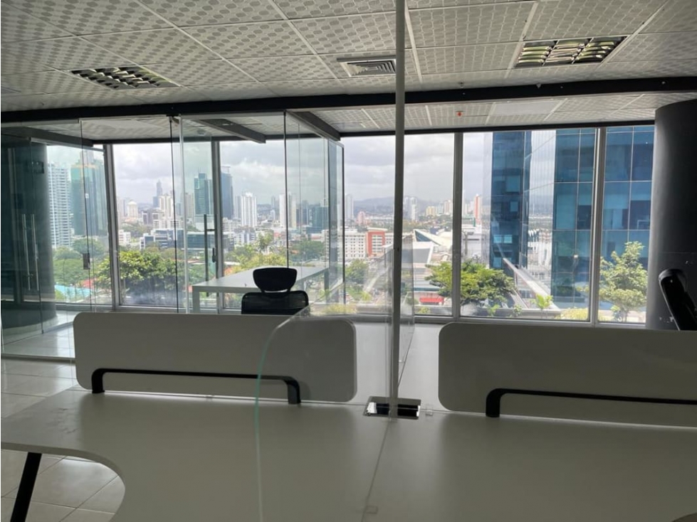 Se Alquila Oficina San Fco.Punta Pacífica Mant. Incl. 170Mts $2.200.oo - 6
