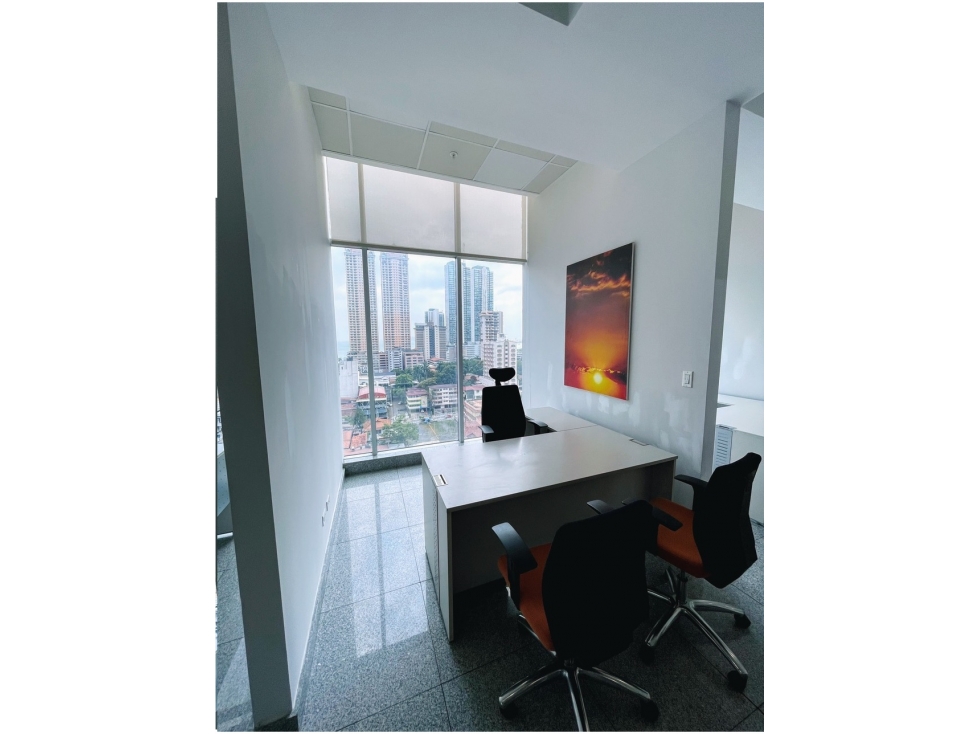 Se alquila Oficina Amoblada 126m2 en Bella Vista $1,350 - 4