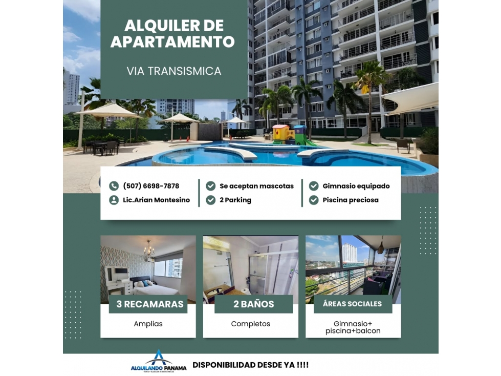 ALQUILER DE APARTAMENTO EN VIA TRANSISMICA - 1