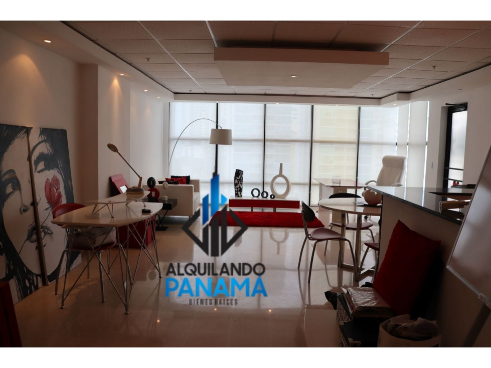 Se Alquila Oficina Amoblada 53 Mts San Fco Paitilla USD795,oo+Itbms - 4