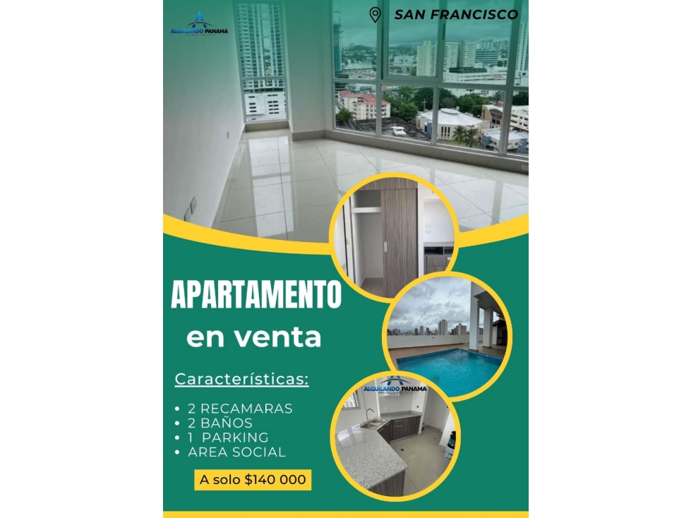 VENTA DE APARTAMENTO EN SAN FRANCISCO