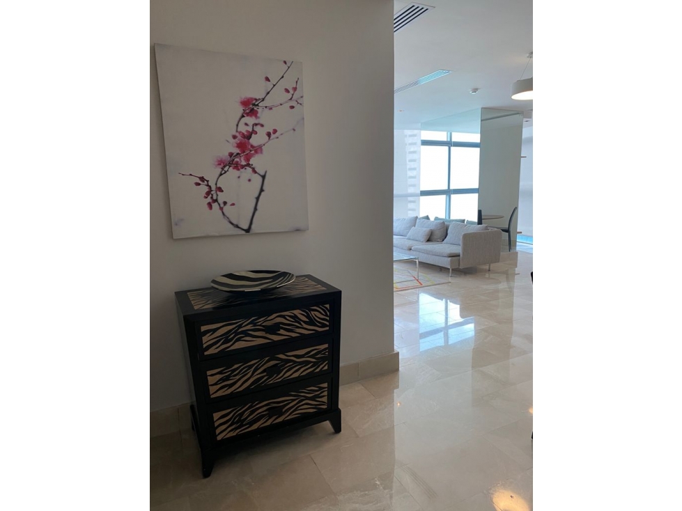 SE ALQUILA PENTHOUSE AMOBLADO EN PUNTA PACIFICA 2 RECAMARAS $ 2300