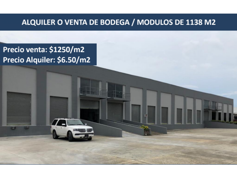 VENTA o ALQUILER DE BODEGAS SOBRE AV-PANAMERICANA - I.G. - 1