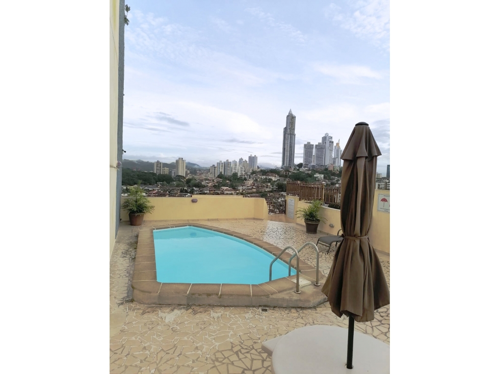 SE ALQUILA HERMOSO APARTAMENTO AMOBLADO ANCON $ 1800