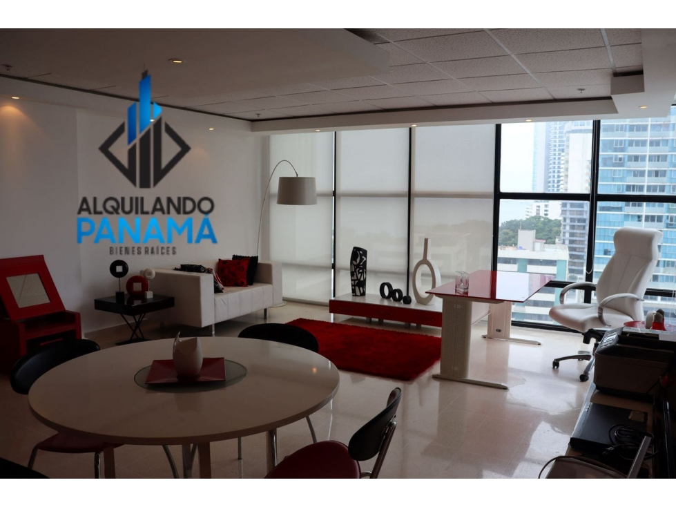 Se Alquila Oficina Amoblada 53 Mts San Fco Paitilla USD795,oo+Itbms - 6