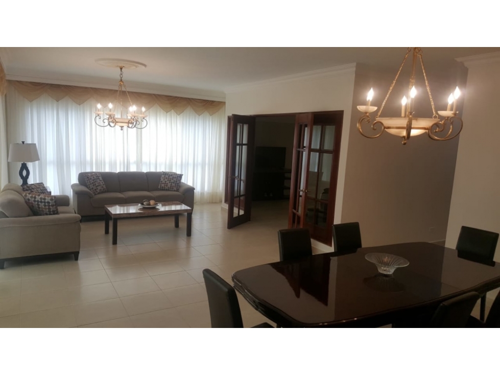 SE VENDE APARTAMENTO AMOBLADO OBARRIO $330,000