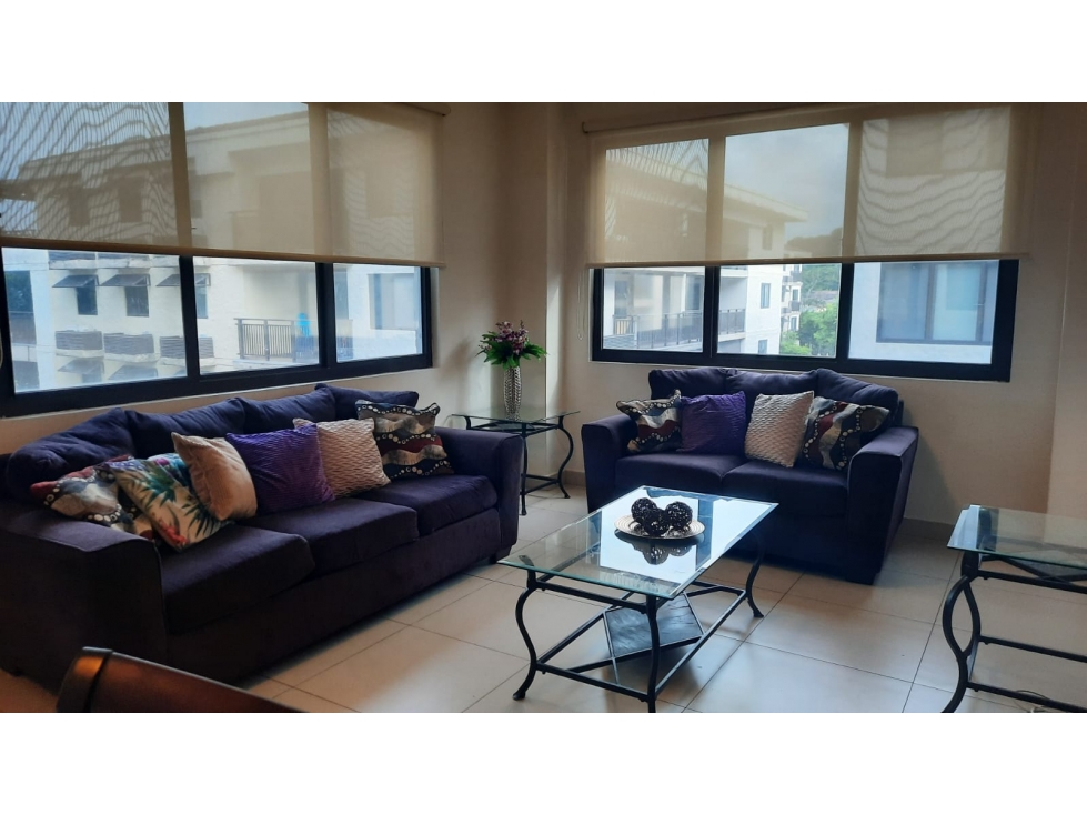 SE ALQUILA APARTAMENTO AMOBLADO PANAMA PACIFICO $1100