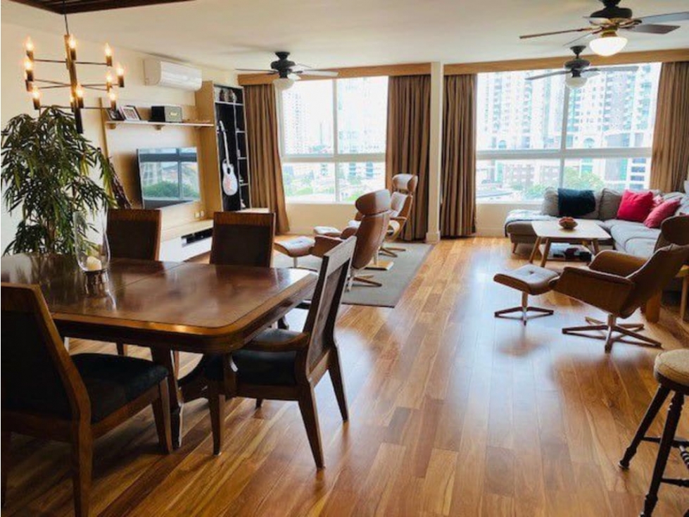 Alquilo Extraordinario apartamento amoblado Punta pacifica