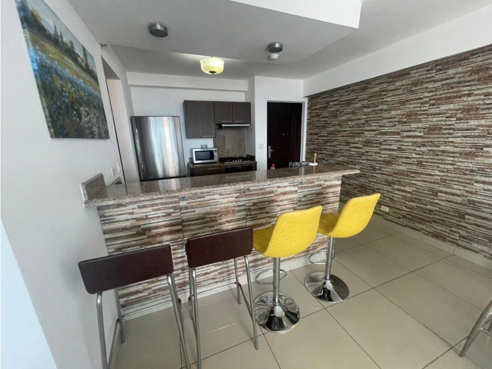 SE ALQUILA HERMOSO APARTAMENTO AMOBLADO EN TOP TOWERS — foto 3