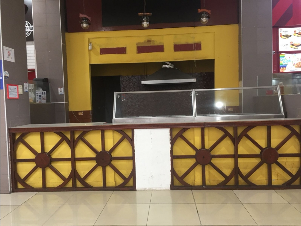 SE ALQUILA LOCAL ANDES MALL 50 Mts AREA FOOD COURT -I.G.