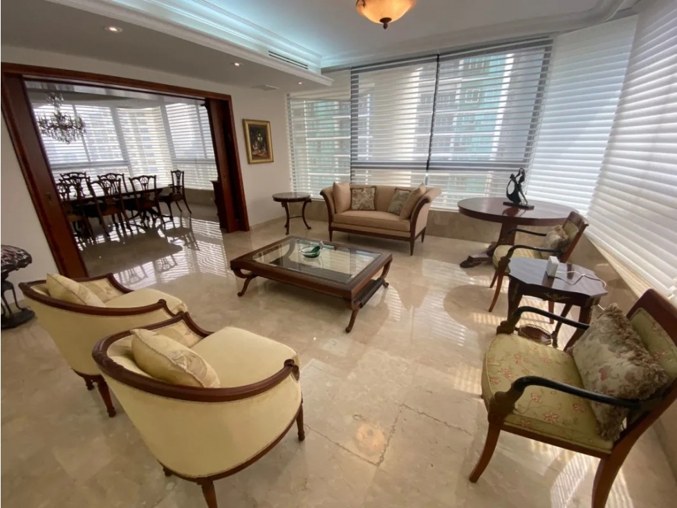 Se Alquila Apartamento 430 Mts Amoblado Pta Paitilla USD$3,000,oo