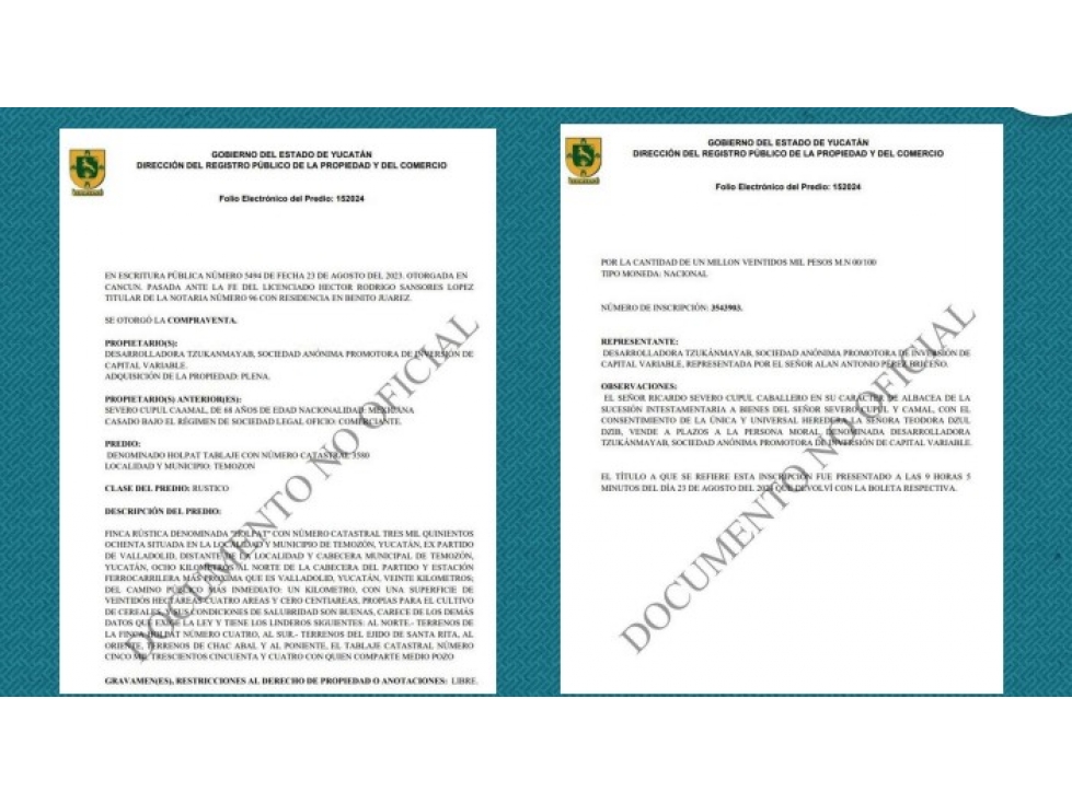 VENTA DE TERRENO CERCA DE Z.A. EK BALAM - 5