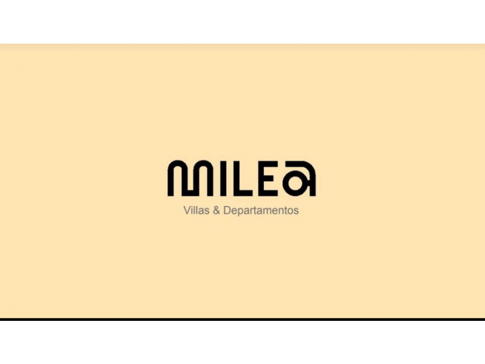 VILLAS Y DEPARTAMENTOS EN VENTA PRIVADA MILEA