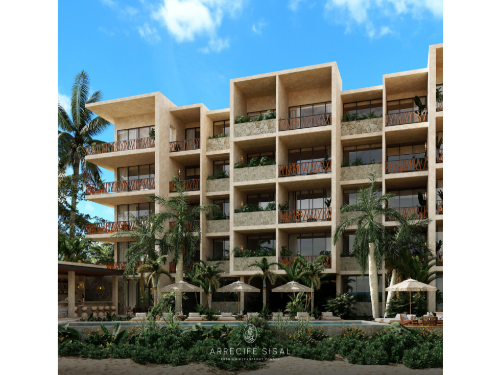 VENTA DE DEPARTAMENTOS FRENTE AL MAR ARRECIFE SISAL