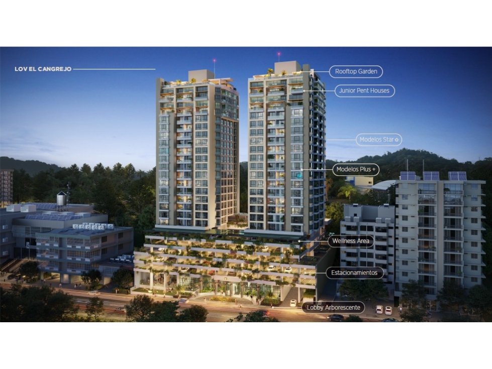 Apartamento en Pre Venta en El Cangrejo Proyecto LOV el Cangrejo