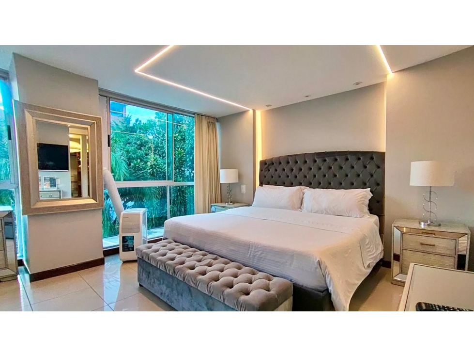 Vendo apartasuite amoblada, rentas cortas, Las Lomas, El Poblado