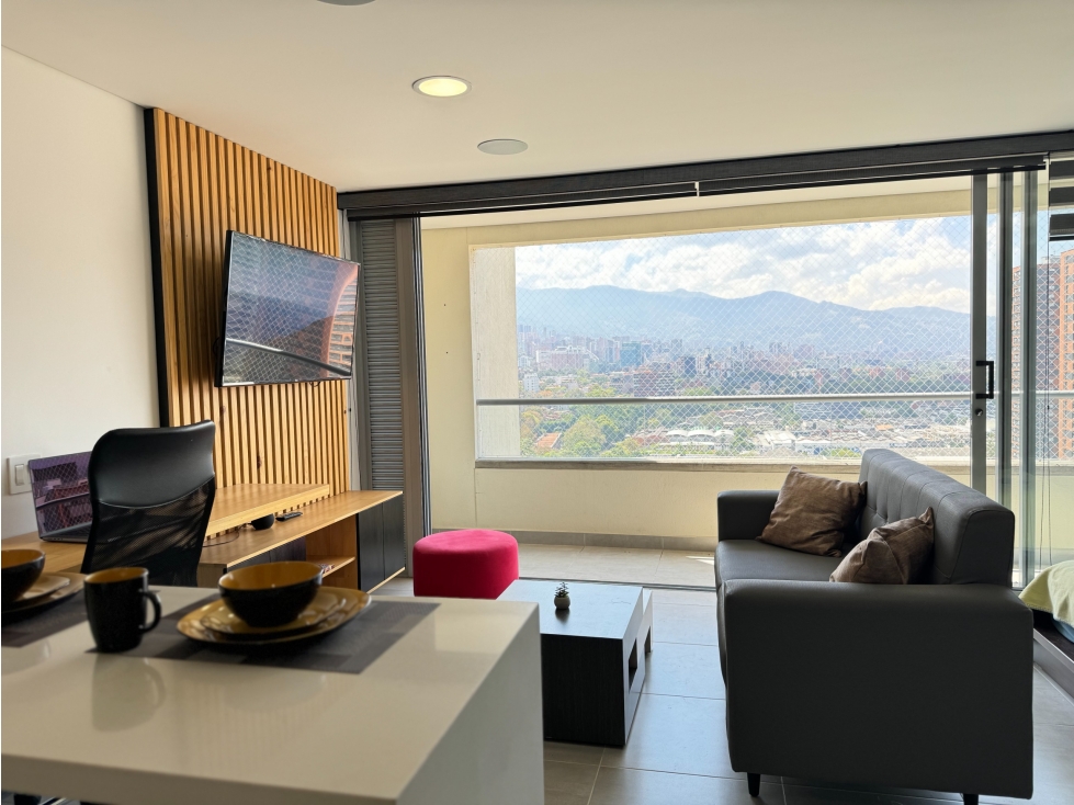 Vendo moderno apartaestudio amoblado en Ciudad del Rio
