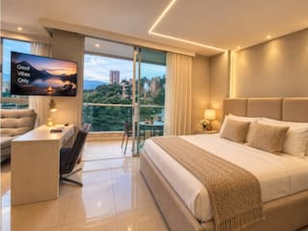 Vendo apartasuite amoblada, rentas cortas, Las Lomas, El Poblado — foto 4