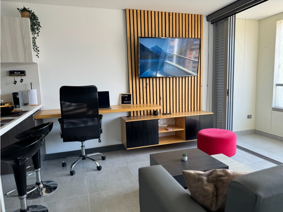 Vendo moderno apartaestudio amoblado en Ciudad del Rio — foto 5