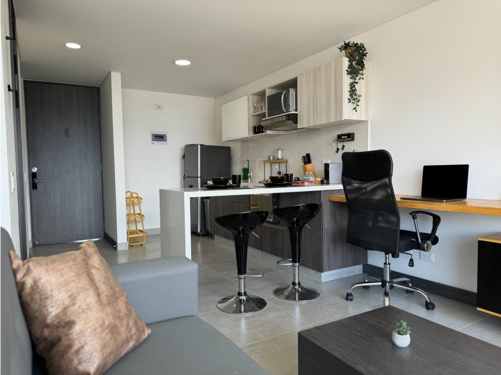 Vendo moderno apartaestudio amoblado en Ciudad del Rio — foto 6