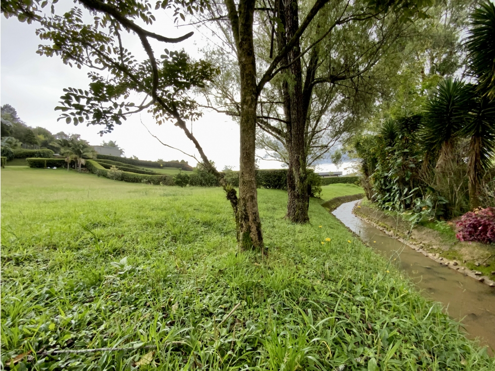 Venta Lote plano vista y Quebrada Parcelacion Llanogrande