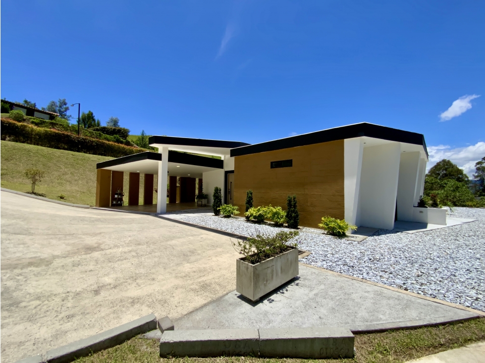 Venta Espectacular Casa Moderna Parcelacion 12 minutos Aeropuerto
