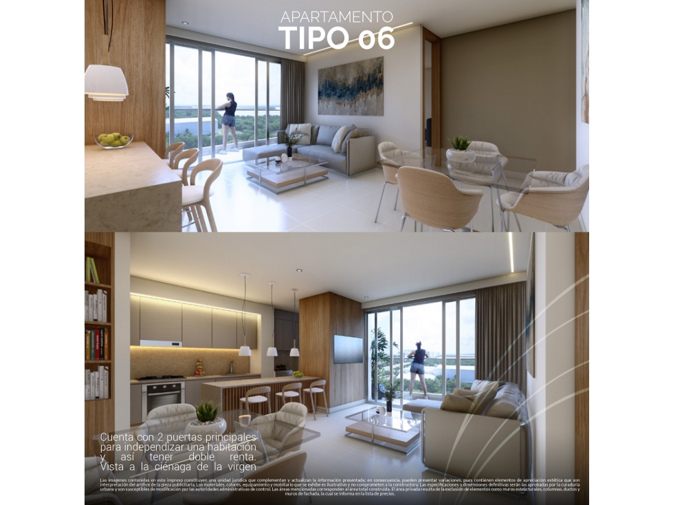 VENTA APARTAMENTOS EN CARTAGENA CON VISTA AL MAR — foto 5